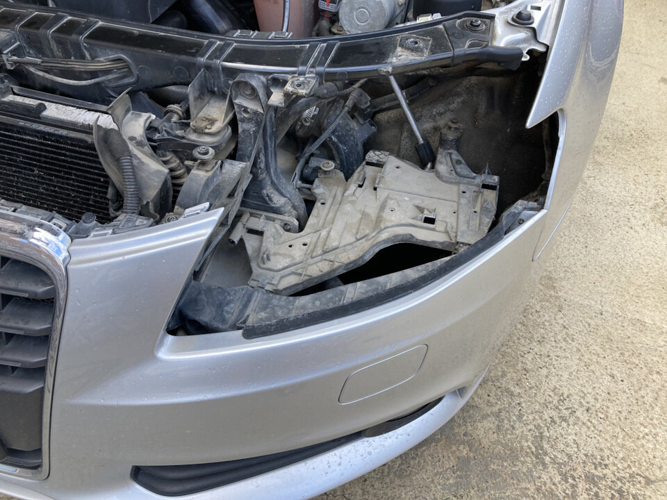 Снял фары с авто