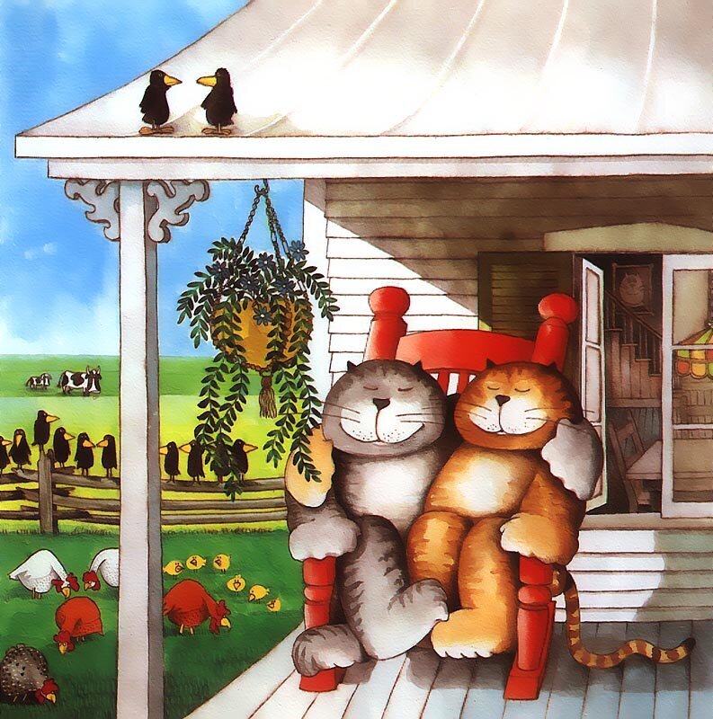 Хорошо дома, когда все дела переделаны и можно отдохнуть.