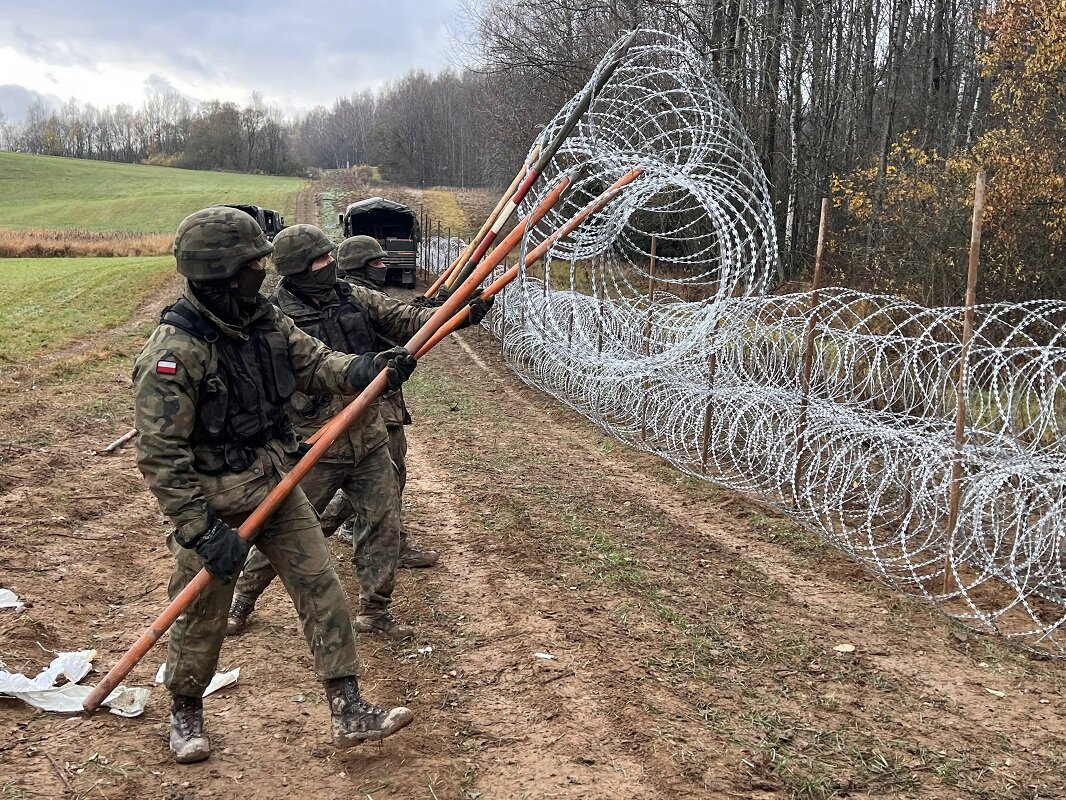 В Польше и Литве усиливают охрану границ с Беларусью.  Фото: Фото: www.imago-images.de / globallookpress.com