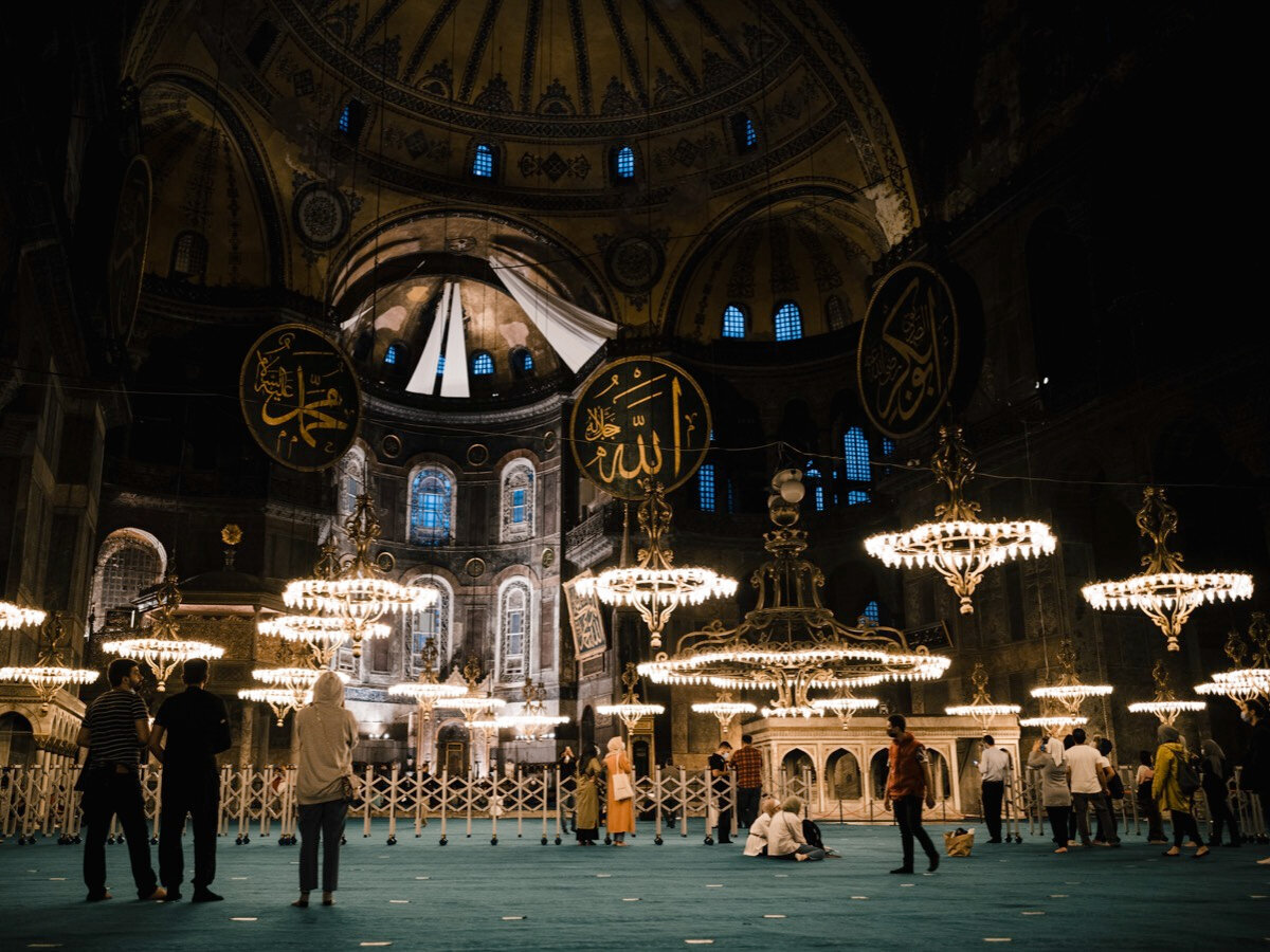 Внутреннее убранство Святой Софии. Источник: unsplash.com