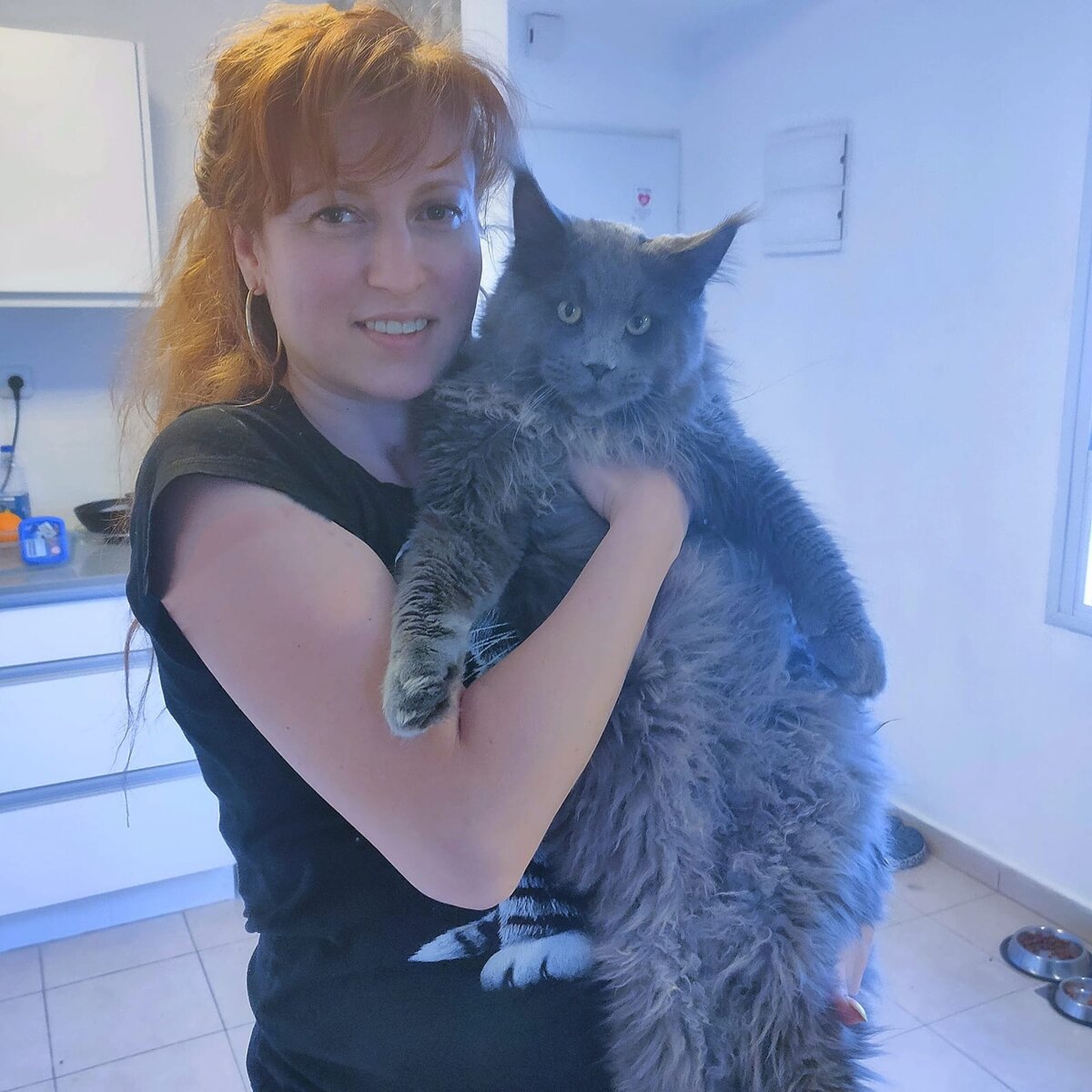 Папа нашего Соломона с заводчицей. 