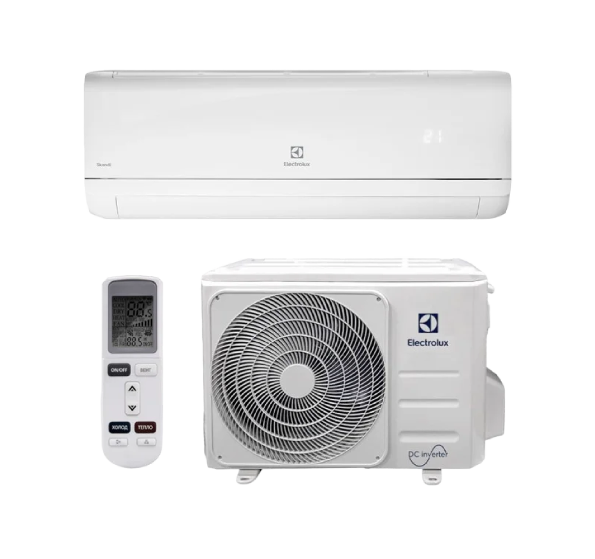 Интенсивный режим позволяет быстро охладить или обогреть помещение