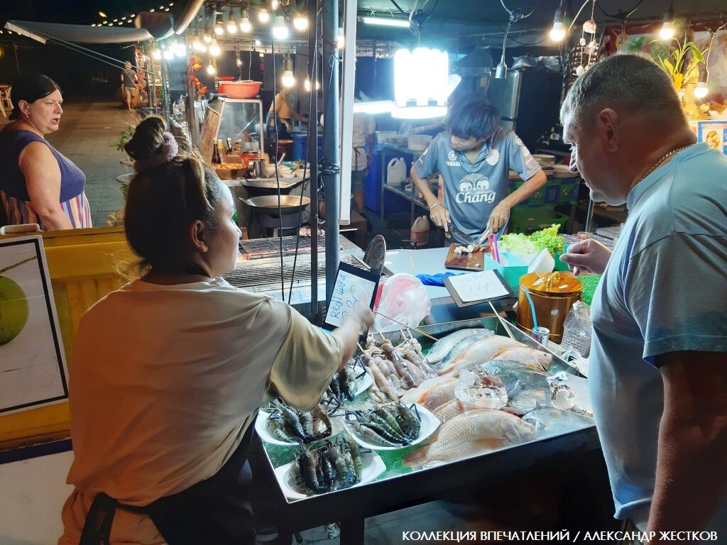 Морепродукты - одна из целей поездки в Таиланд