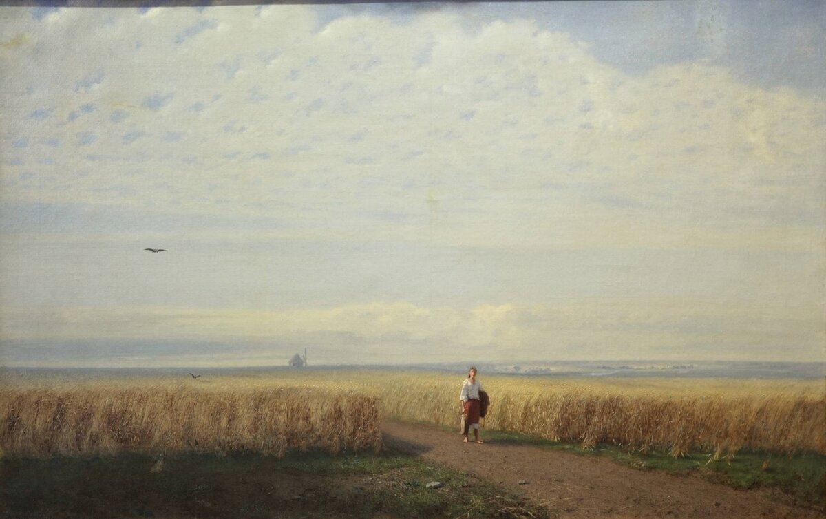 "Степь. Нива", А.И. Куинджи, 1875. Ярославский художественный музей.