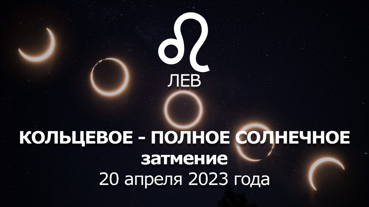 Когда затмение в 2023