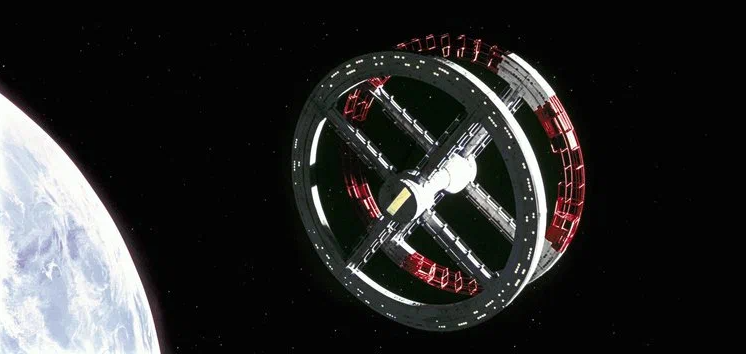 кадр из фильма 1968-го года - "2001 год: Космическая одиссея"