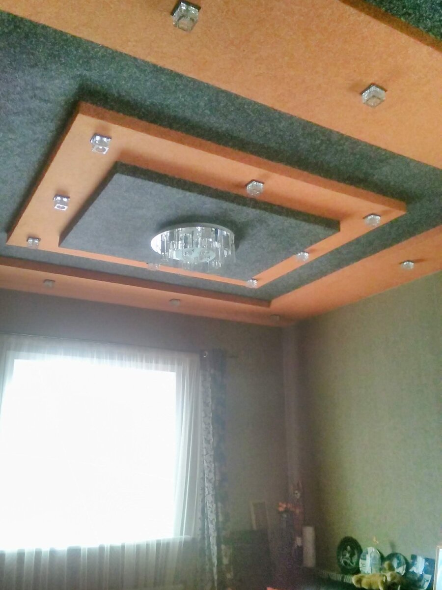 Подвесной потолок из ГКЛ.