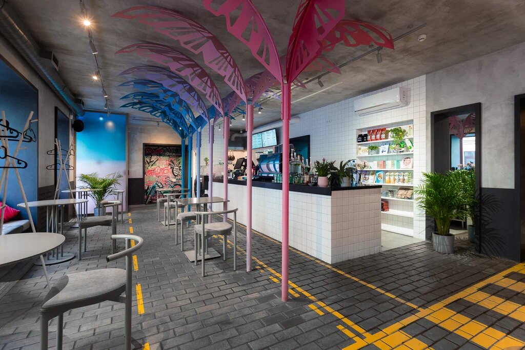 Первый зал покетерии 