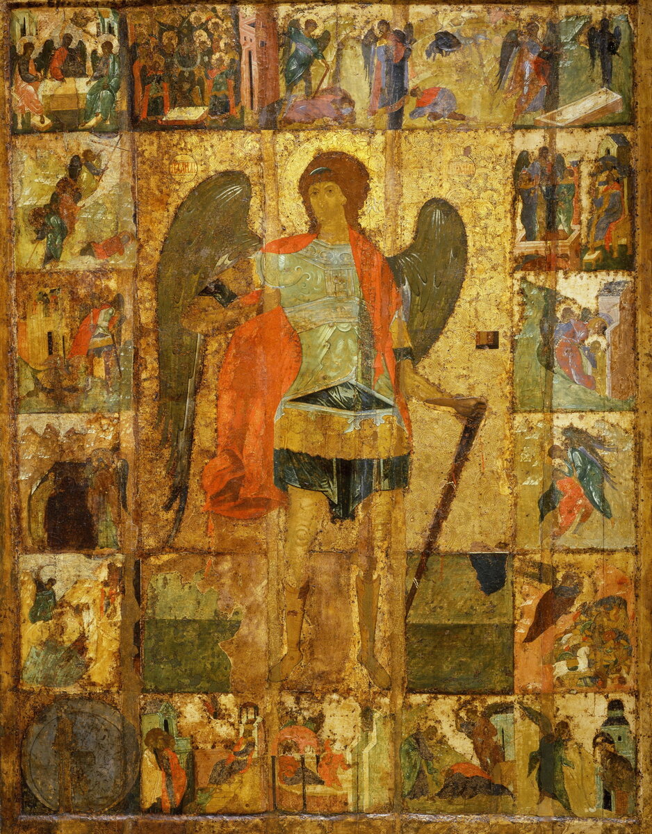 Икона. Москва, около 1400. Размер: 235,5 × 182 см. © Музеи Московского Кремля
