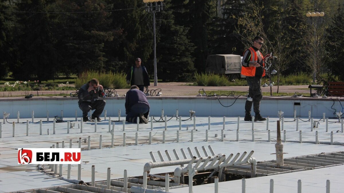 Фонтан около музея-диорамы в Белгороде оборудуют новой подсветкой спустя  пять лет | Бел.Ру | Дзен