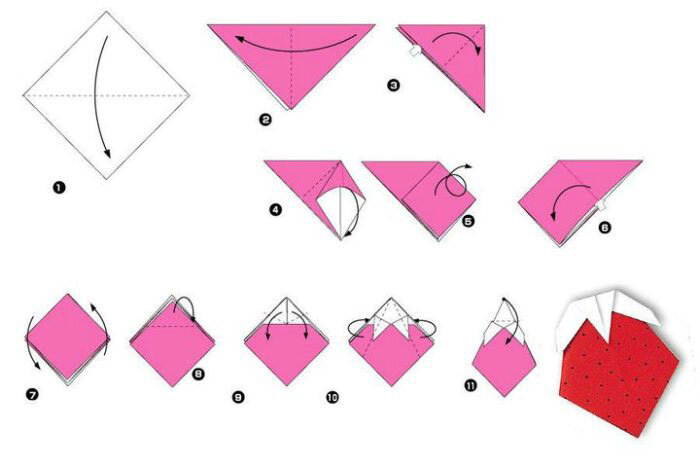 Оригами фрукты, овощи и ягоды: пошаговые схемы