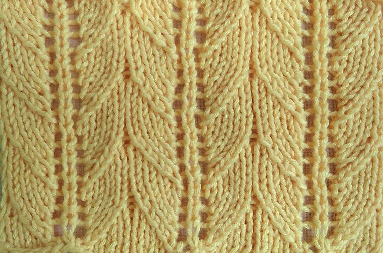 Лицевая сторона узора