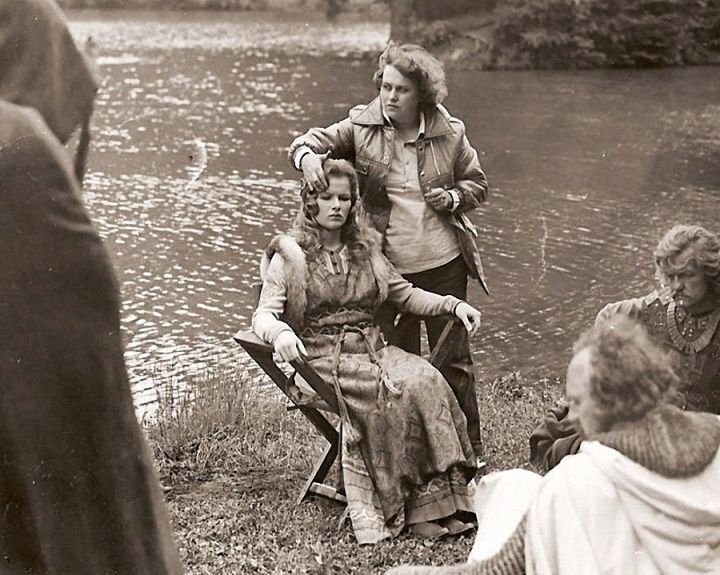      На съёмках "Айвенго", фото из открытых источников.