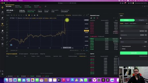 Торговые market, limit и stop ордера на бинанс. Как выставить Stop и Take. Как пользоваться