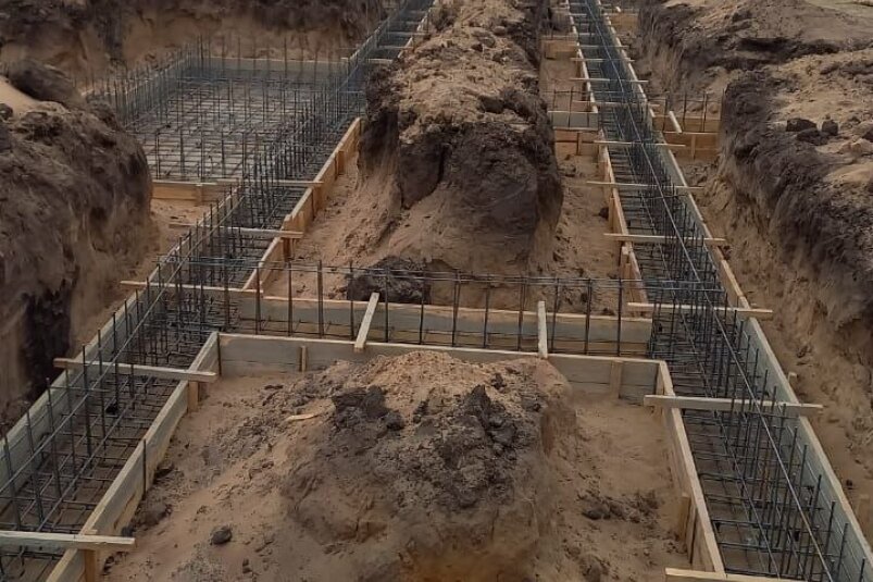 Фундамент под новые вольеры. Фото: Минэкономразвития Забайкалья