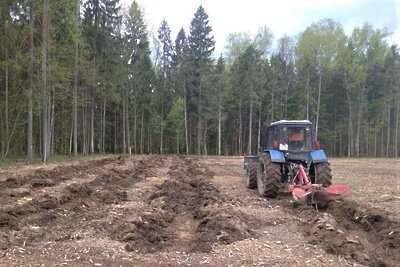    Работы по подготовке почвы к акции «Лес Победы» © Пресс-служба Министерства сельского хозяйства и продовольствия Московской области