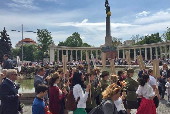    «Бессмертный полк» в Вене