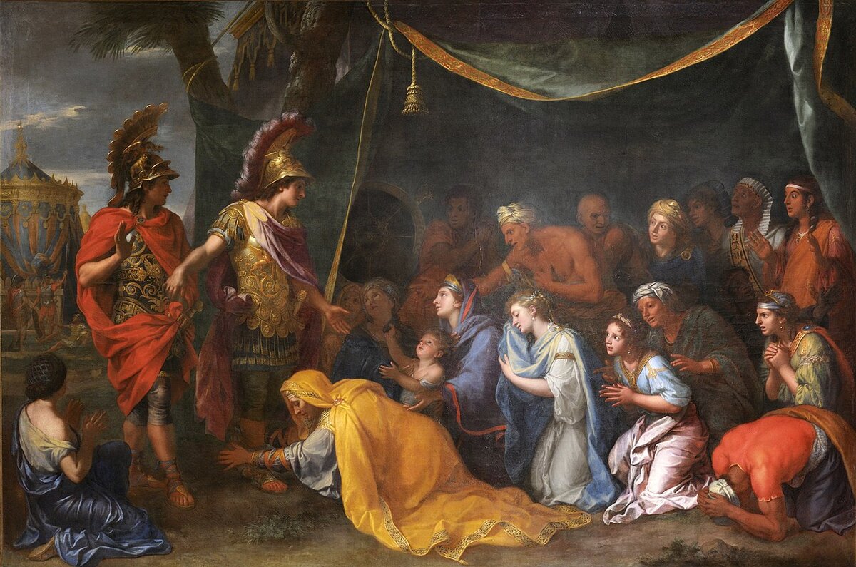 Шарль Лебрен «Персидские царицы у ног Александра» (1661). Версаль 