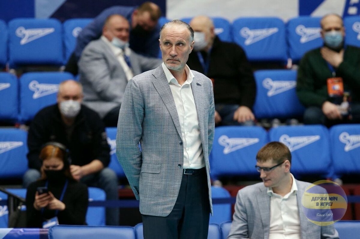 Бывший главный тренер "Зенита" Андрей Толочко (на фото) по словам Кобзаря, не объяснил ему причины перевода в запас. Фото: волейбольный клуб "Зенит" (Санкт-Петербург)
