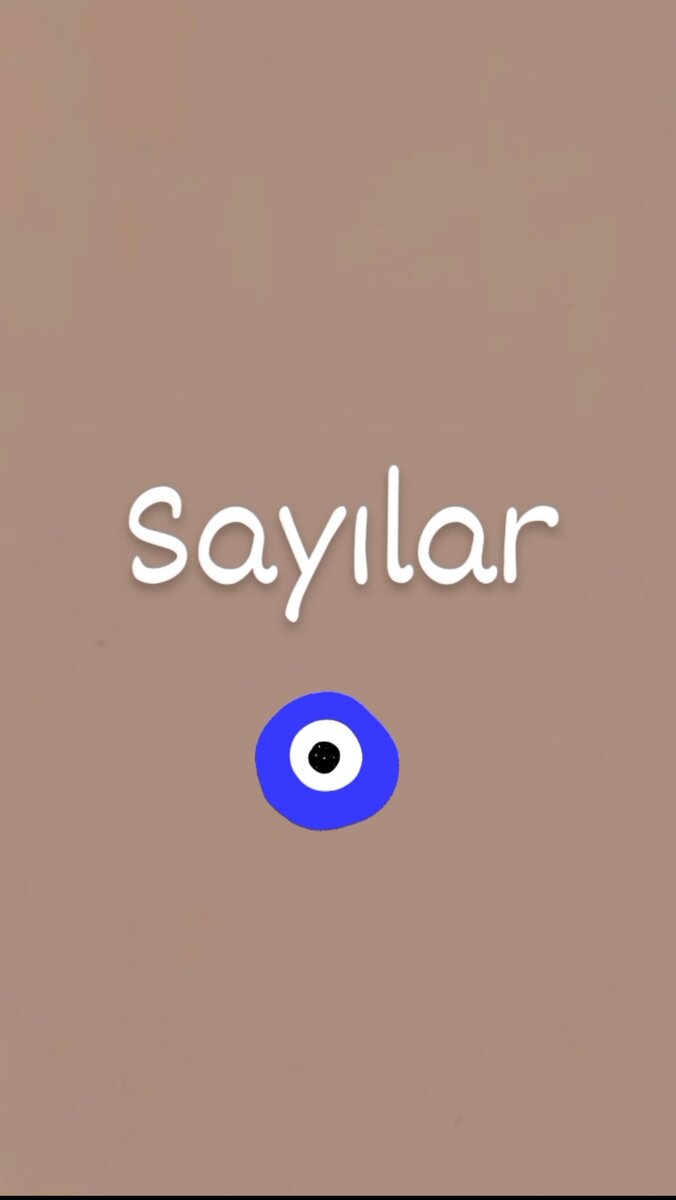 Sayılar [сайилар]- числа