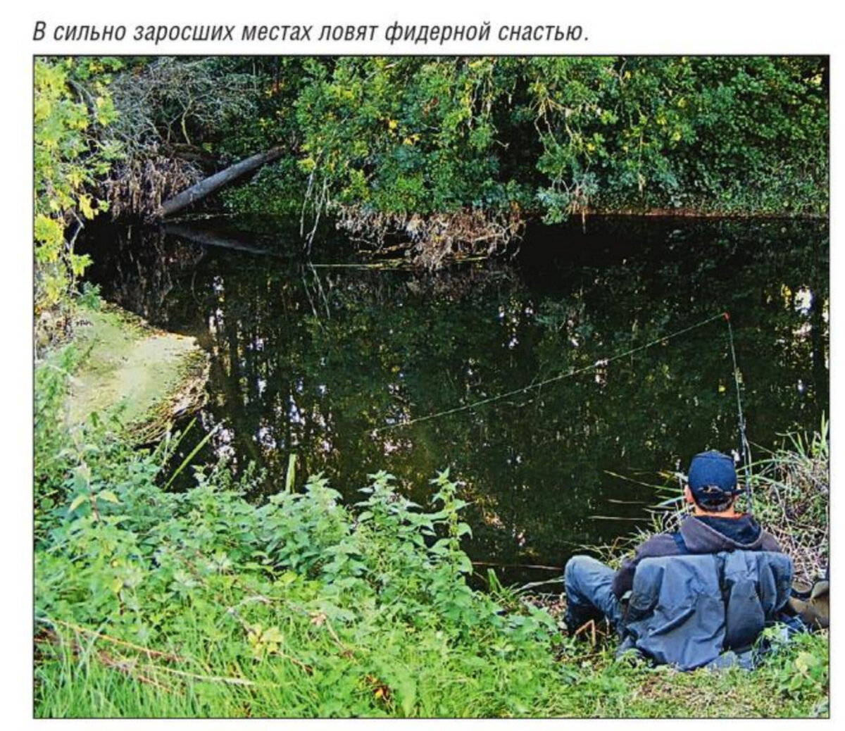 Фото 2. Пауль Эльт делает ставку на легкое фидерное удилище. Фото взято из архивов журнала РсН