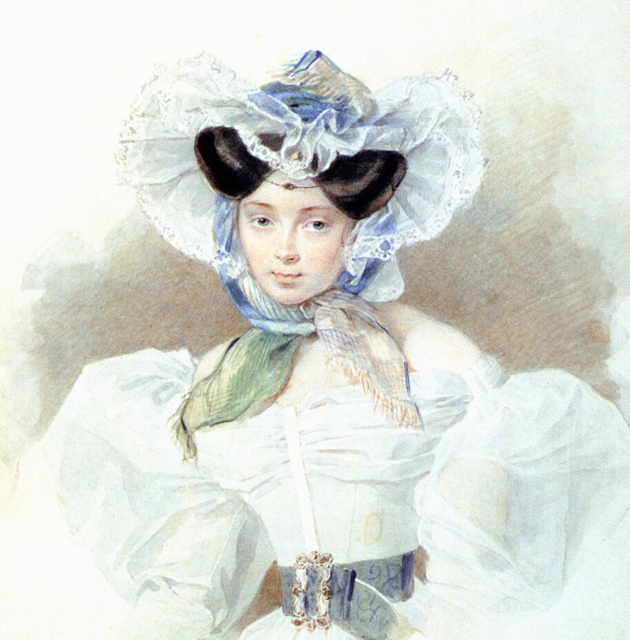 Петр Соколов «Княгиня Луиза Трофимовна Голицына (1810-1887), ур. Баранова» (третий ребёнок)