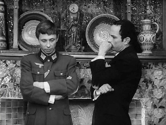 С И. Васильевым в сериале Вариант Омега, 1975 г.