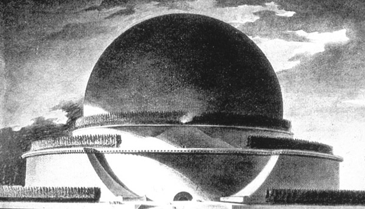 Булле. Памятник Ньютону. 1784 г.