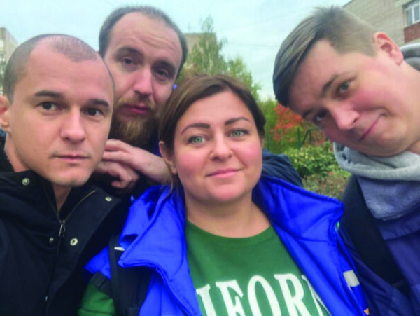    Специалисты ФКЦ МГППУ Павел Краснобаев, Виталий Минаев, Алина Чуканова и Юрий Скрябин