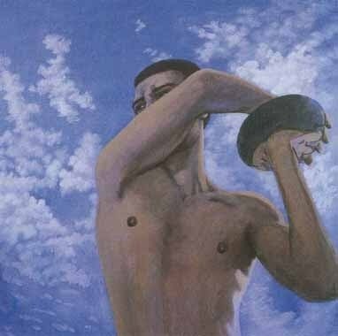 "Дискобол"       художник Георгий Гурьянов ("Густав")