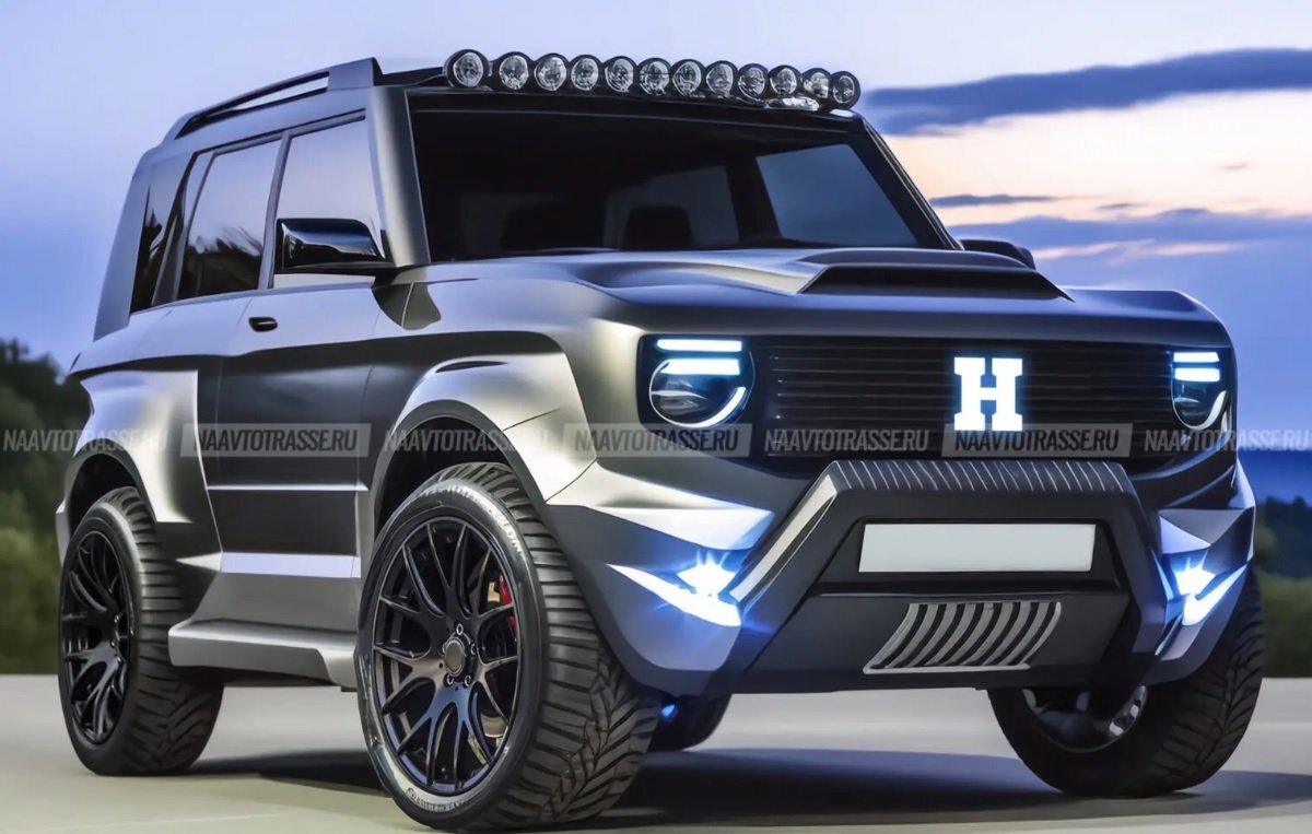     Угловатым кузовом и круглыми фарами с ДХО Lada Niva 2-го поколения напоминает "китайцев" Tank 300 и Haval Dargo