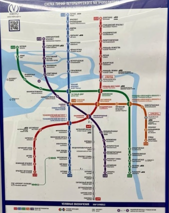 На станциях появится новая схема метрополитена