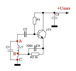 Схемы генераторов высокой частоты