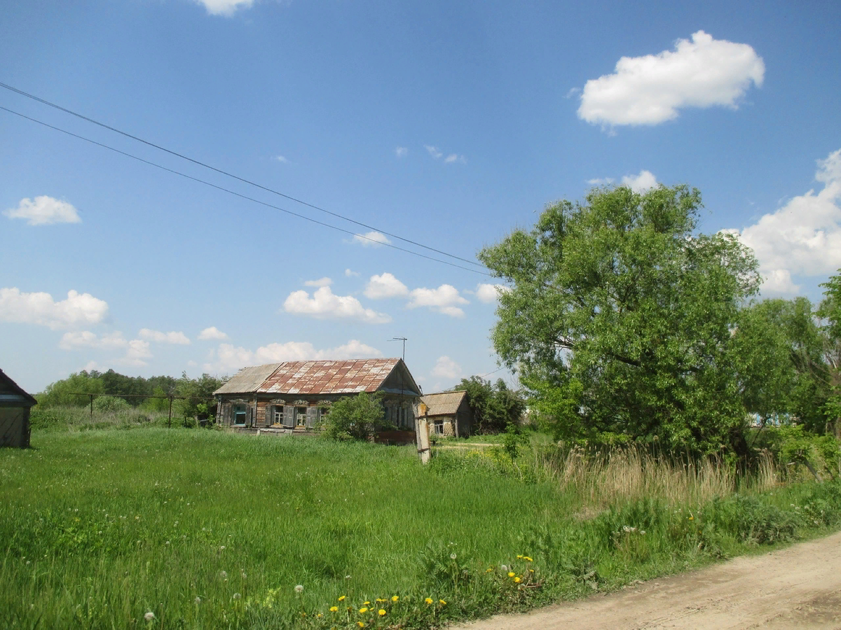 Деревня Хлебновка, Татищевский район. 