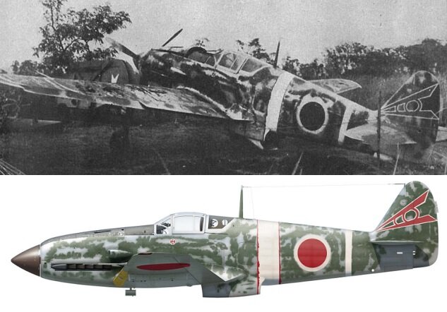 Самая-самая первая модификация "Ласточки": Kawasaki Ki-61-I Ko, на котором летал в том числе и командир 2-ой эскадрильи 68-го полка капитан Шого Такеучи (Capt Shogo Takeuchi), аж с 46-ю "официальными" победами на Ki-61: лучший результат среди пилотов "Ласточек".  По крайней мере один B-24 подтверждается американцами, что уже не мало. Пилот на "Ласточке" и погиб, 21 декабря 43-го года.  Данный конкретный самолет захвачен в неисправном состоянии на Новой Британии американцами в 44-ом году.  Бои в районе Новой Гвинеи и Новой Британии, несмотря на финальный провальный результат, дали "Ласточке" "зеленый свет" в массовое производство: заложенная изначально пассивная защита, хорошая скорость пикирования при приличной маневренности, скорость на уровне американского Curtiss P-40 выгодно отличала самолет от Ki-43, где пожертвовали всем, чем могли ради маневренности.