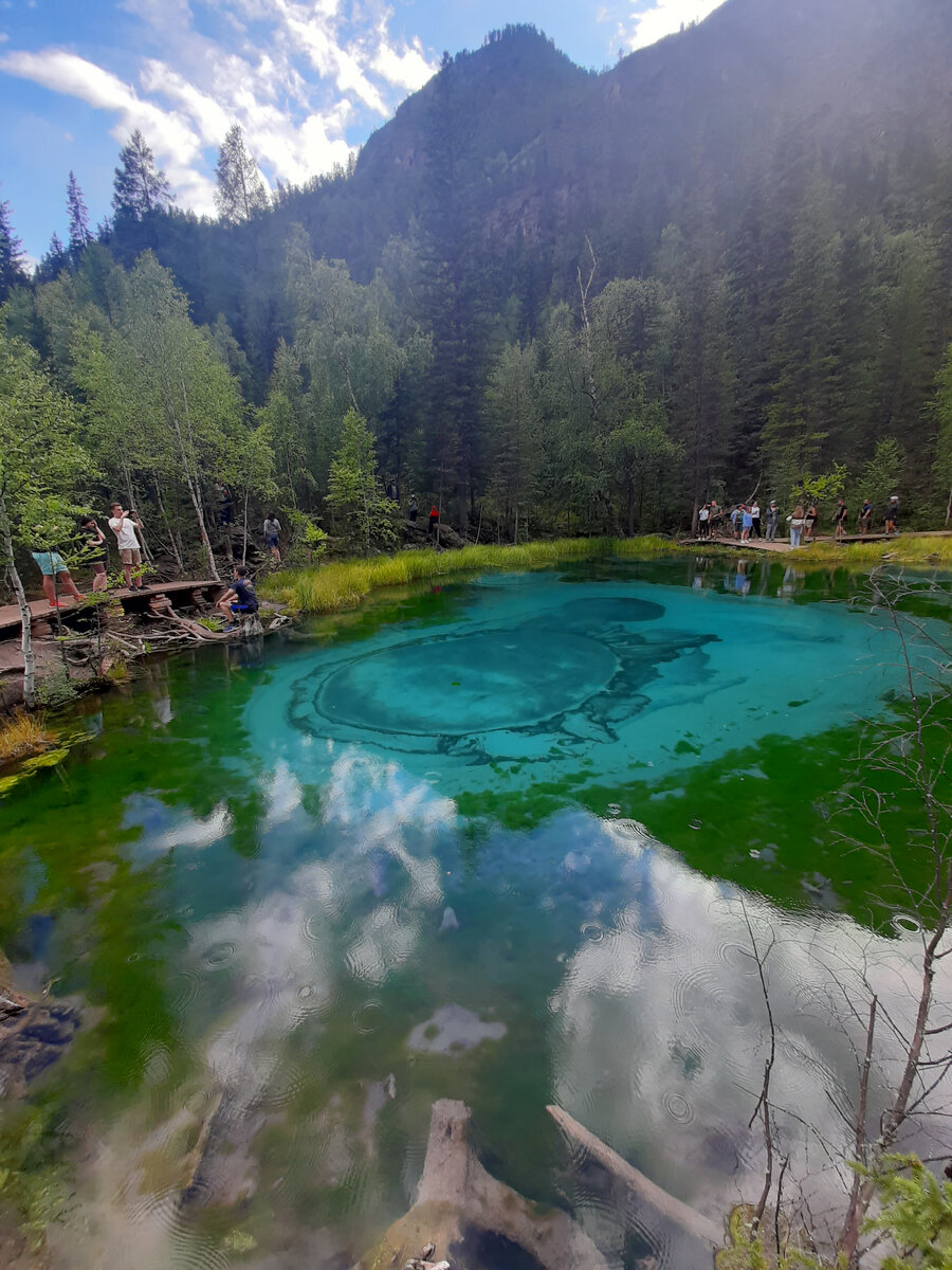 Алтай, гейзерное озеро.