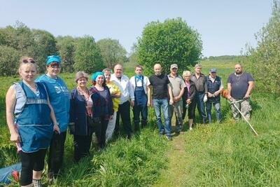    Субботник в Подмосковье © Пресс-служба Главного управления содержания территорий Московской области