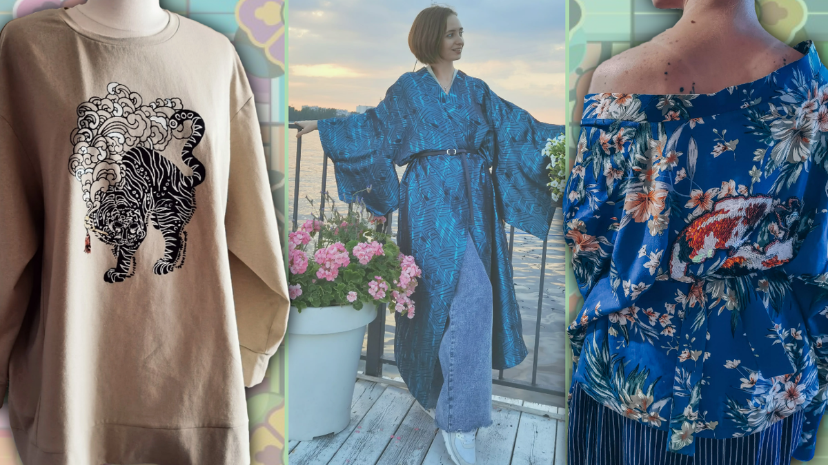 авторская одежда в азиатском стиле