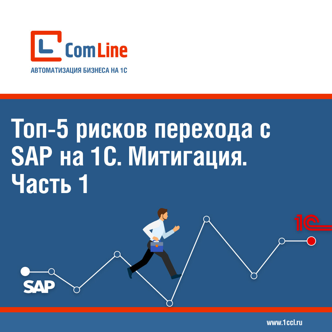 Топ-5 рисков перехода с SAP на 1С. Митигация. Часть 1 | Компания КомЛайн |  Дзен