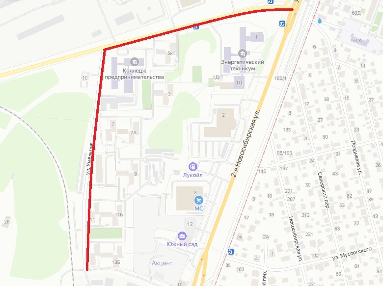 Улица Умельцев (Екатеринбург) © Яндекс