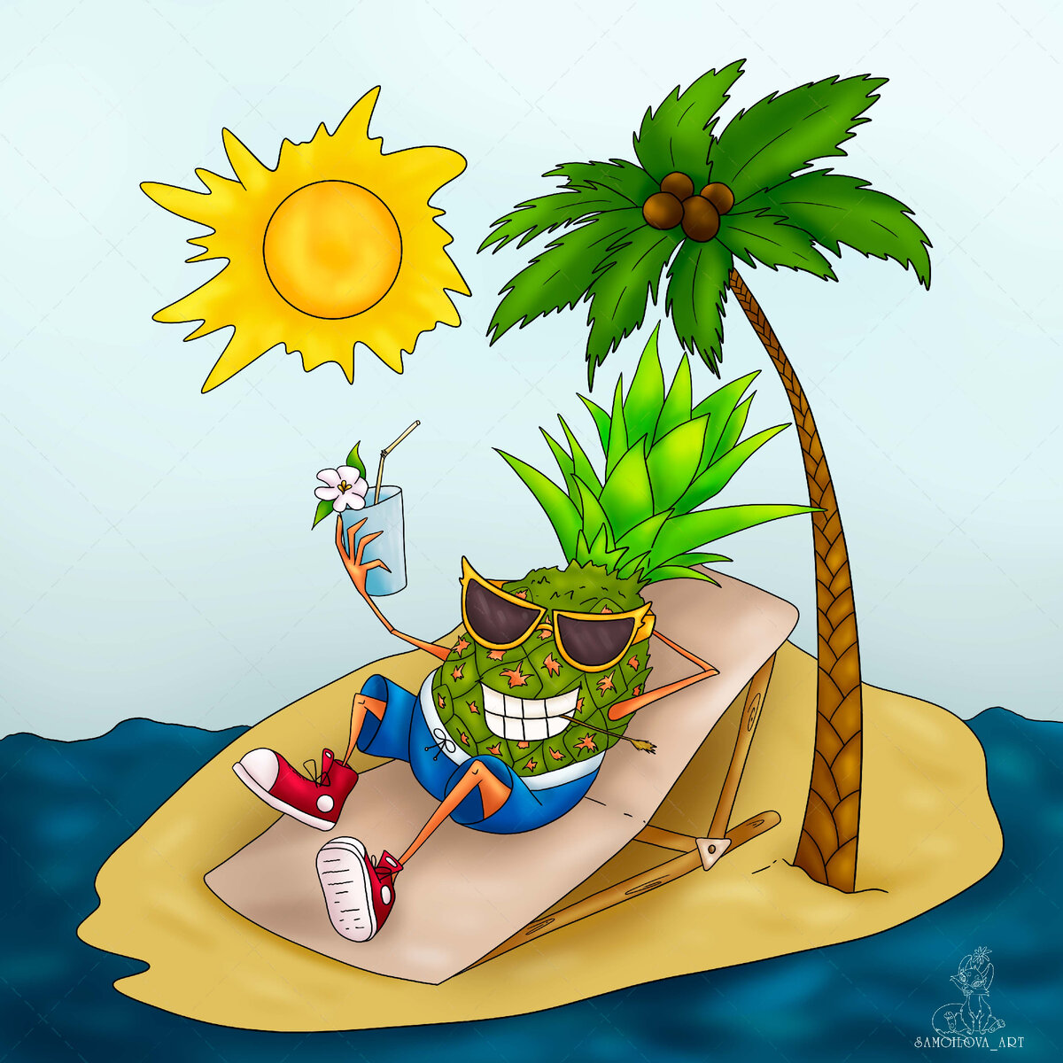 Вот такой веселый парень вышел:)