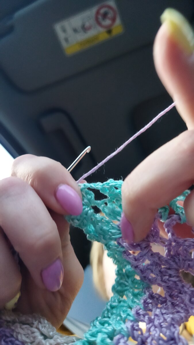 Вязание успокаивает