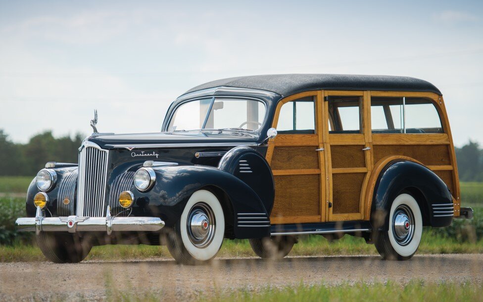 Packard 120 Station Wagon 1941 - яркий пример утилитарного кузова на шасси престижного американского автомобиля начала 1940-х гг.
