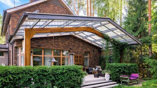 Дом с отделкой под ключ в окружении лесного массива в закрытом ...