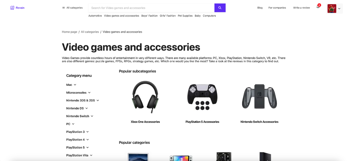 https://revain.org/sections/video-games