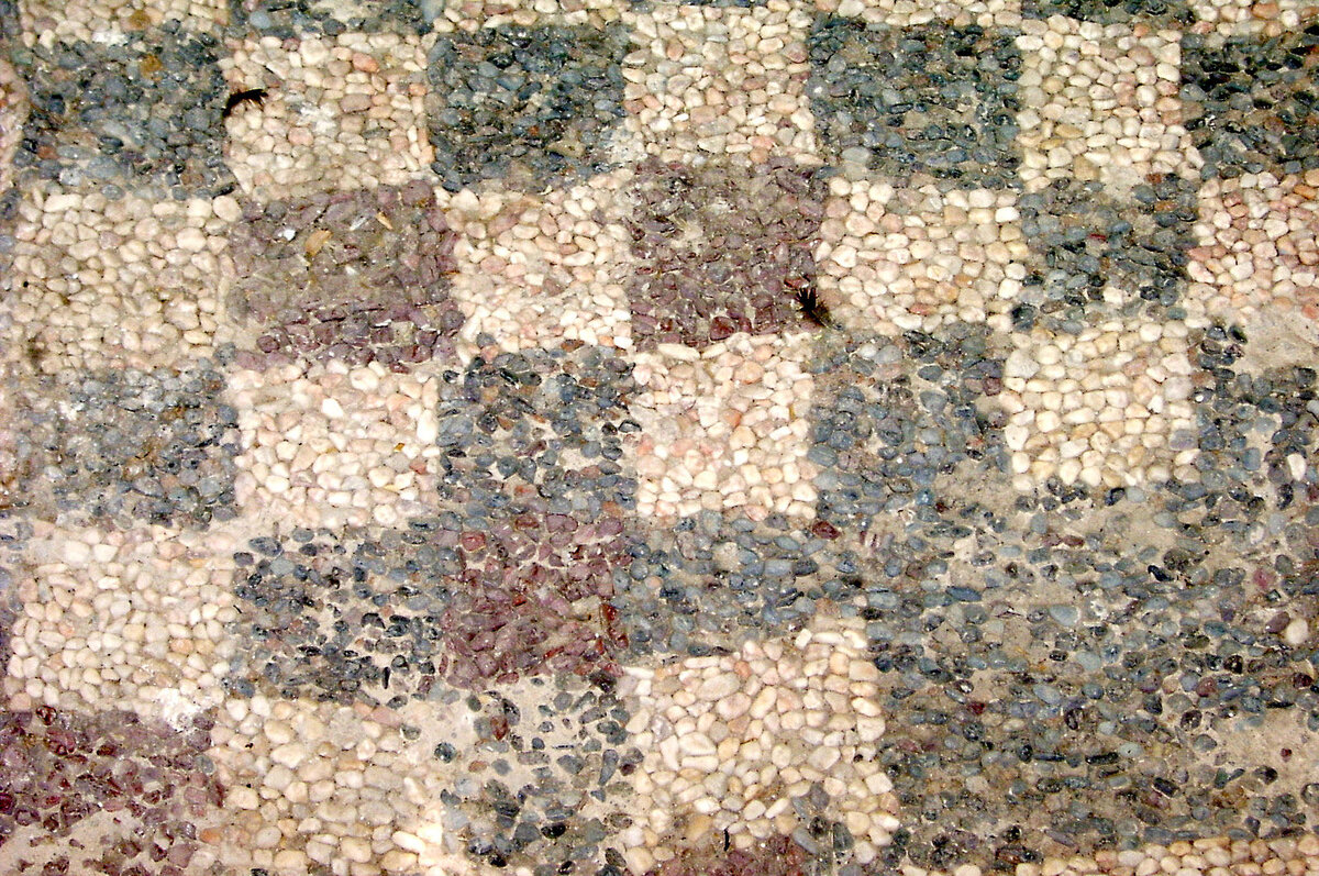 Фрагмент фригийской мозаики, украшавшей пол одного из зданий в древнегреческом Гордионе. Источник: музей Гордиона