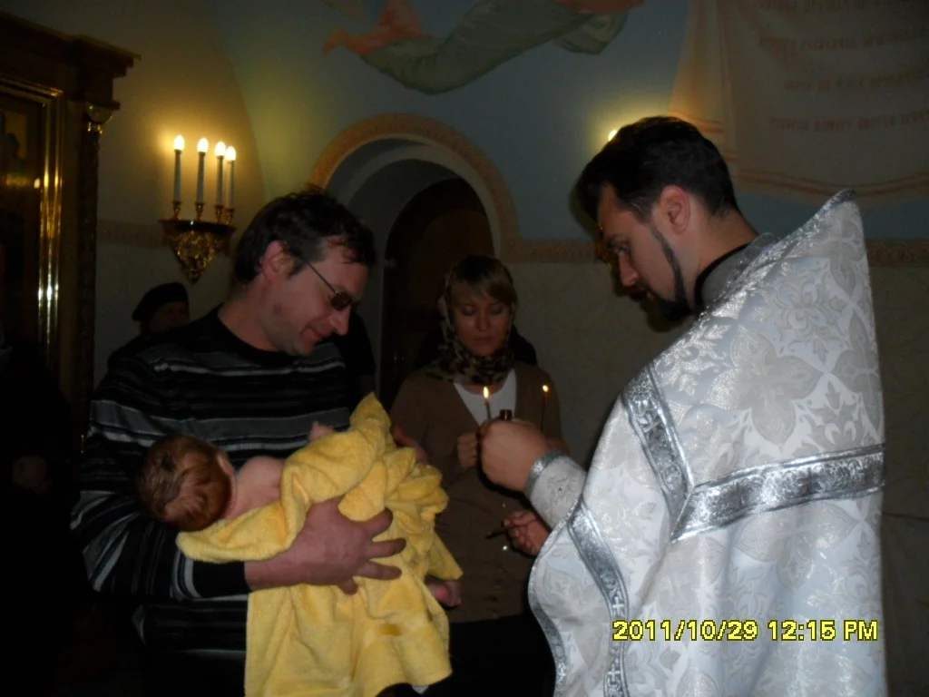 Саша - крестный моего сына.