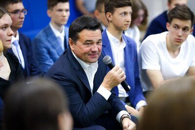    Андрей Воробьев в МГИМО в Подмосковье © Антон Чернов, «Подмосковье Сегодня»