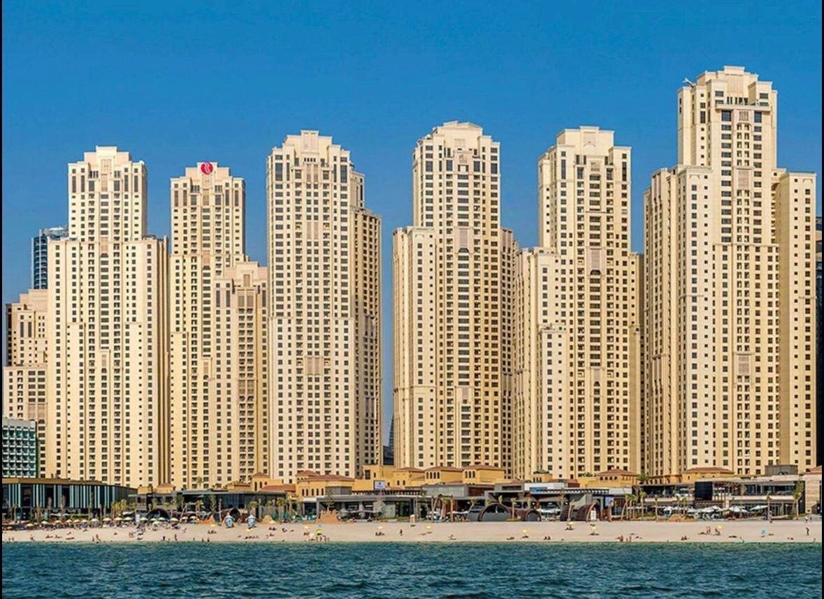 дубай марина бич пляж