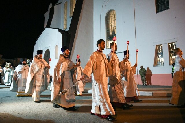    Крестный ход в Воскресенском кафедральном соборе Твери. Фото: Правительство Тверской области